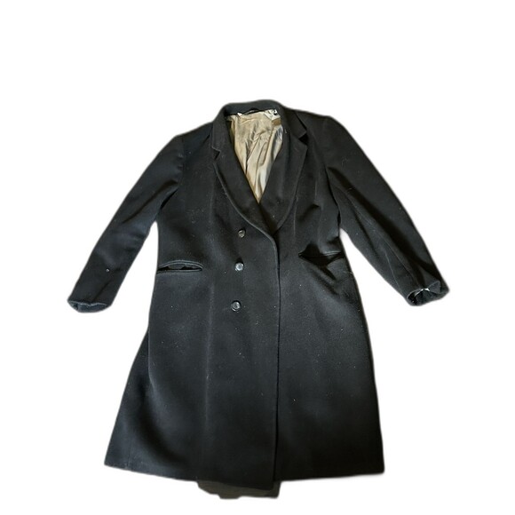 Vintage The Sovereign Wool Coat Tailored By Barry Men’s Sz 50 Double Breasted